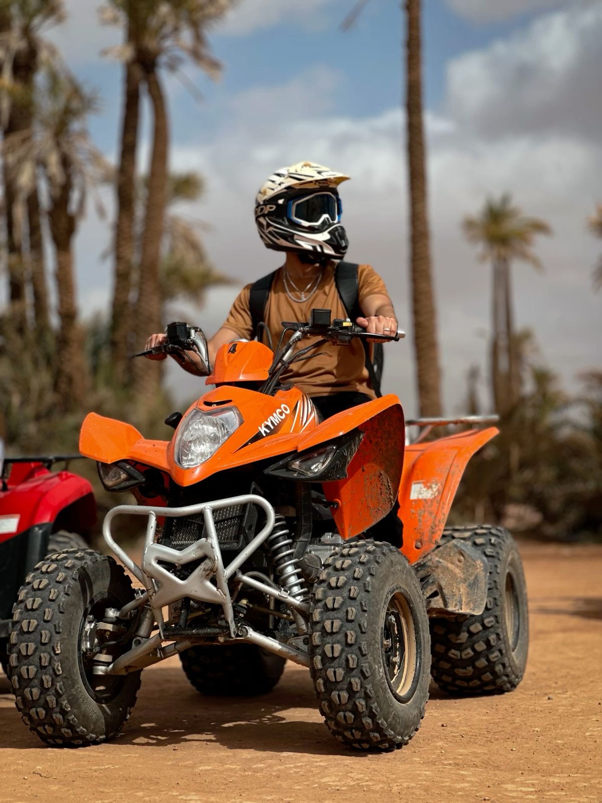 Quad dans la Palmeraie