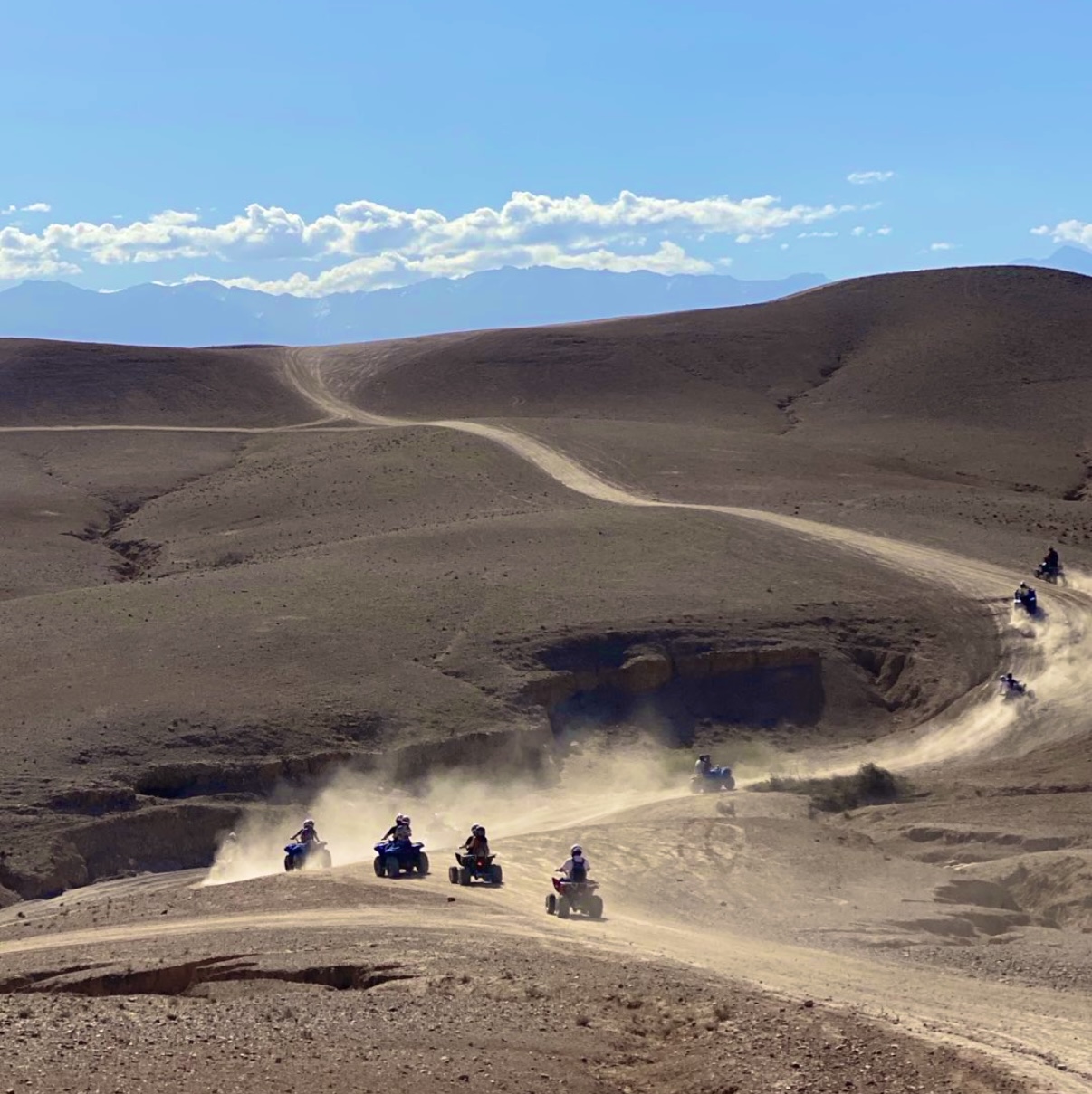 Quad dans le Désert d'Agafay